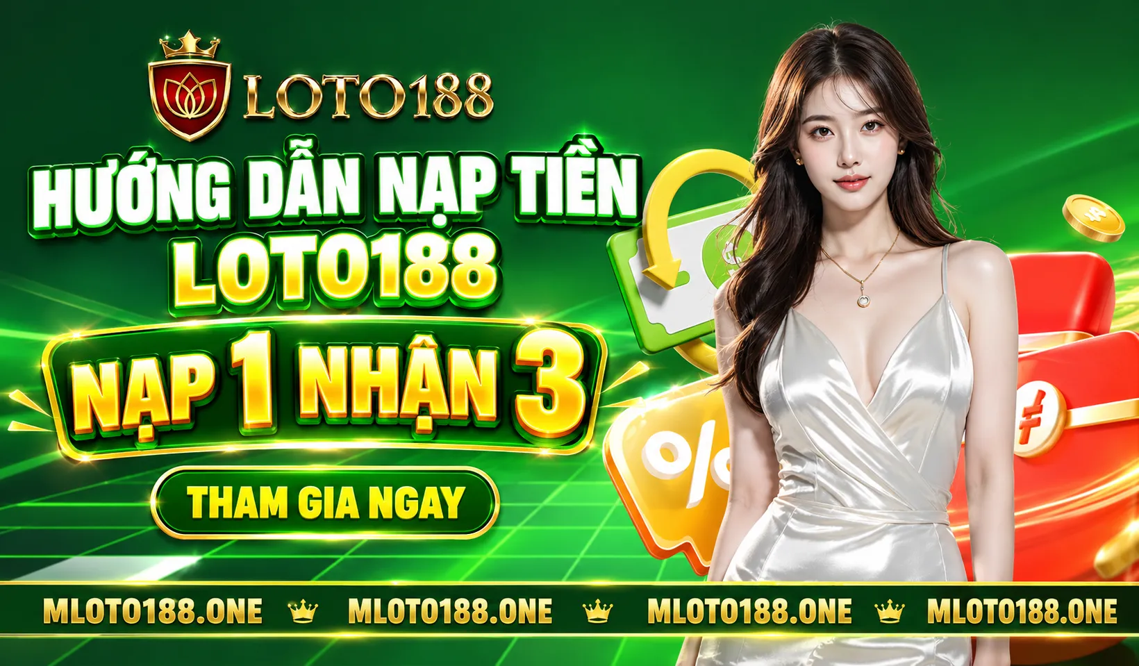 Hướng dẫn nạp tiền Loto188