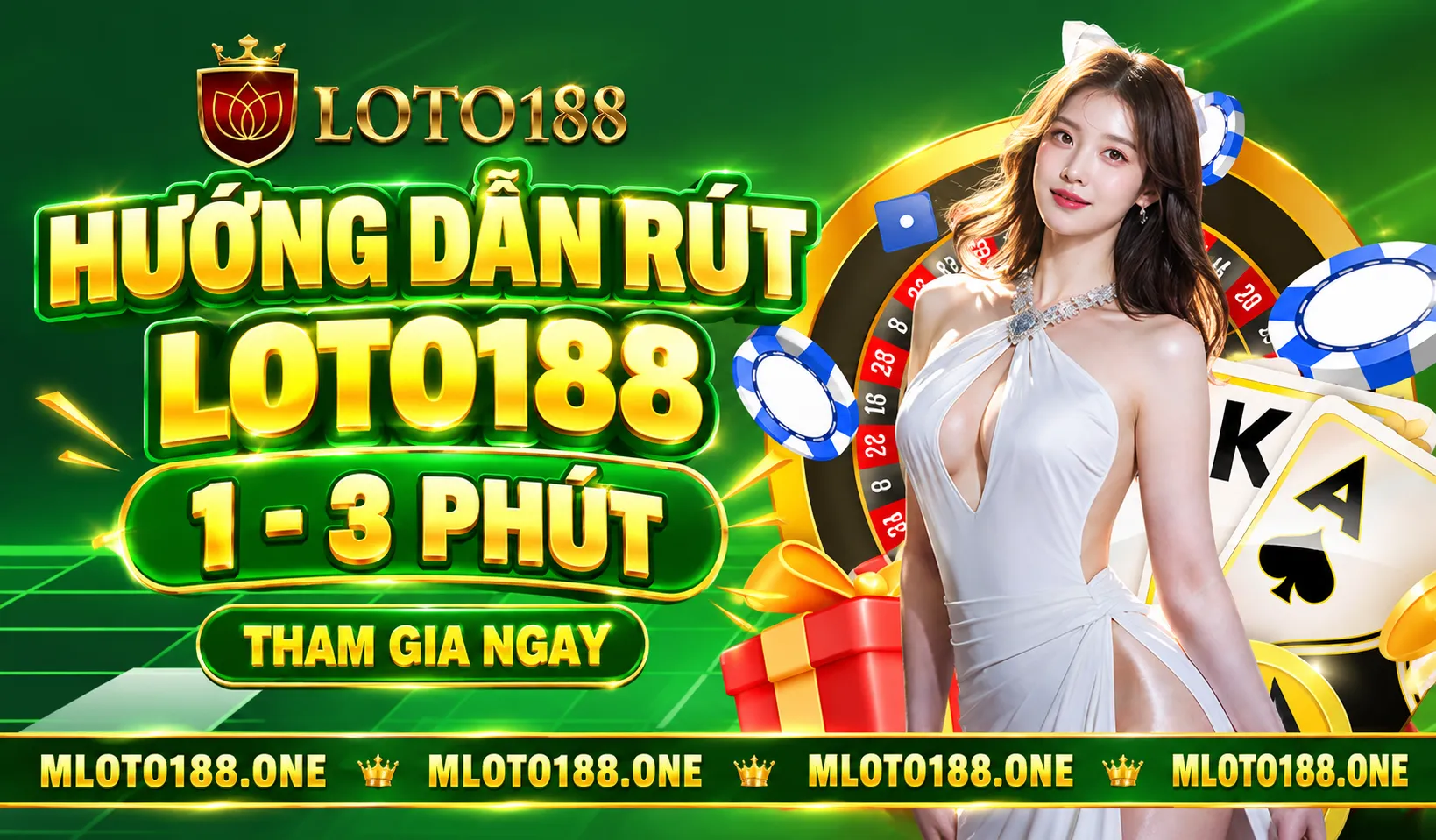 Hướng dẫn rút tiền Loto188