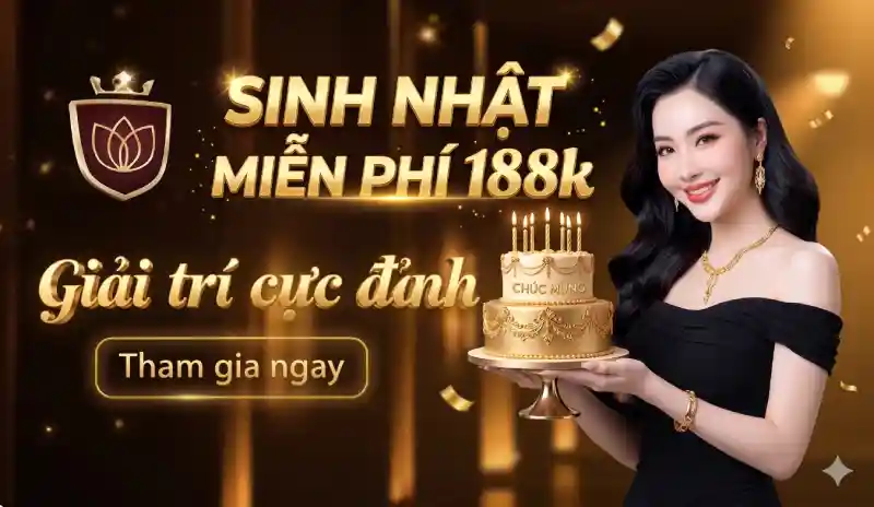 Khuyến Mãi Sinh Nhật Vàng Tặng 188k Miễn Phí